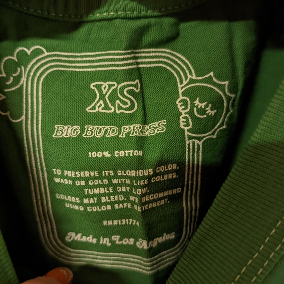 Big Bud Press Green Shirt - Picture 2 of 2